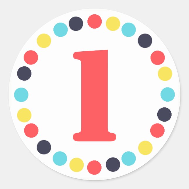 Karnevalskleber {Kreis} Runder Aufkleber (Vorderseite)