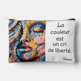 Karnevalsmotiv Pixel Art Zubehörtasche