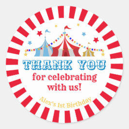 Karnevalsparty Runder Aufkleber