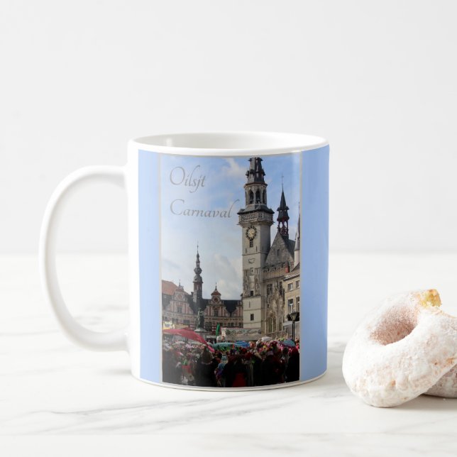 Karnevalswoche, Aalst, Belgien Kaffeetasse (Mit Donut)
