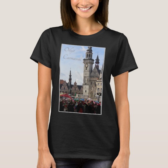 Karnevalswoche, Aalst, Belgien T-Shirt (Vorderseite)