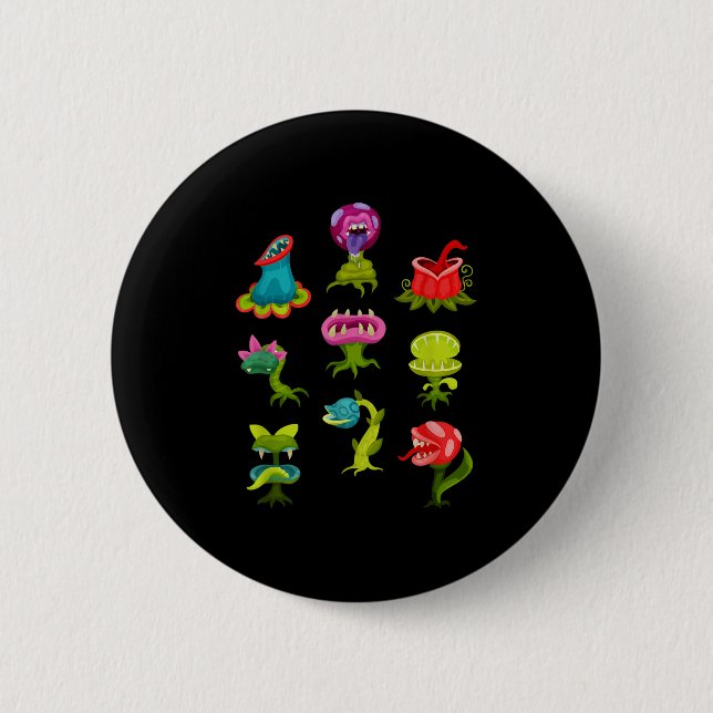 Karnevorische Pflanze Lover Kinder Sarracenia Venu Button (Vorderseite)
