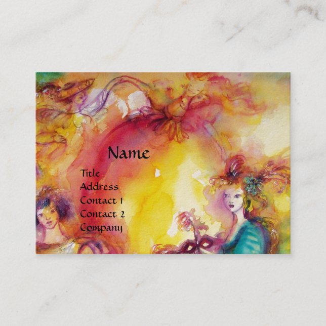 KARNIVAL / Theater, Tanz und Musik Visitenkarte (Vorderseite)