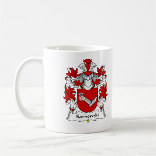 Karnowski Familienwappen Tasse