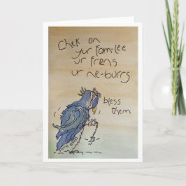 Karo auf deinem... dankeskarte