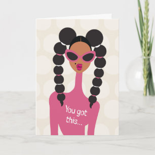 Karo auf Ihre Freunde - Sie haben das got Dankeskarte