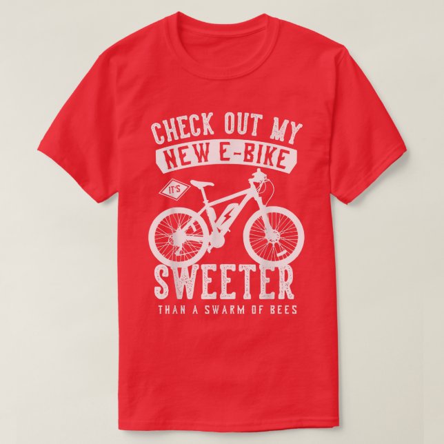 Karo auf mein neues eBike! Es ist süßer als ein Sc T-Shirt (Design vorne)