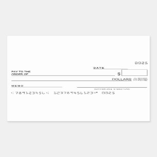 Karo-Aufkleber-Geldmanifestziele Rechteckiger Aufkleber