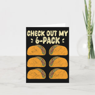 Karo aus meinem 6-er-Pack mit Tacos für lustige Ci Karte
