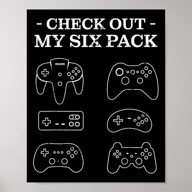 Karo aus meinem 6-Pack-Gamer-Video Funny Gamers G Poster (Vorne)