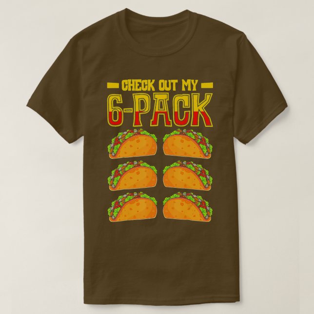 Karo aus meinem 6 Pack Taco Cinco De Mayo Mexican  T-Shirt (Design vorne)