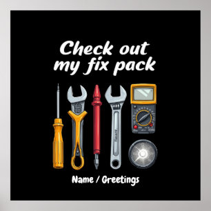 Karo aus meinem Fixpack für das Premium-Kit Poster