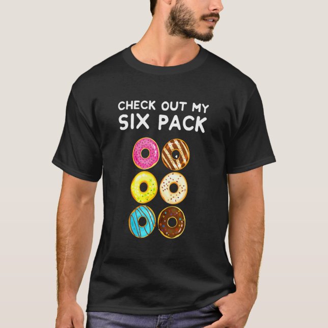 Karo aus meinem Sixpack - Donut Donuts - Fitness T-Shirt (Vorderseite)