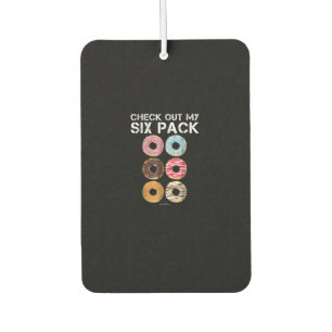 Karo aus meinem Sixpack Donut - Funny Gym Autolufterfrischer