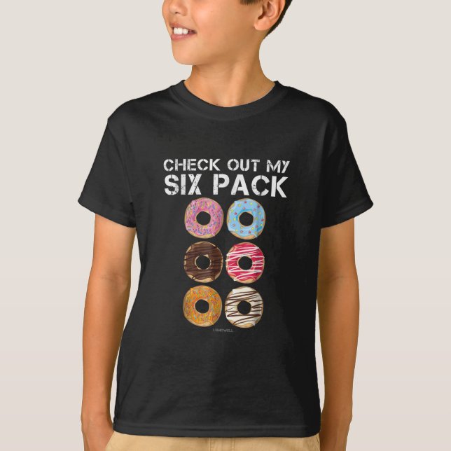 Karo aus meinem Sixpack Donut - Funny Gym T-Shirt (Vorderseite)