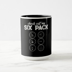 Karo aus meinem Sixpack Pilot Funny Gym Fan Tasse