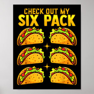 Karo aus meinem Sixpack Taco Funny Cinco De Mayo F Poster