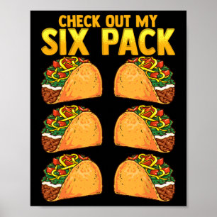 Karo aus meinem Sixpack Taco Funny Cinco De Mayo F Poster