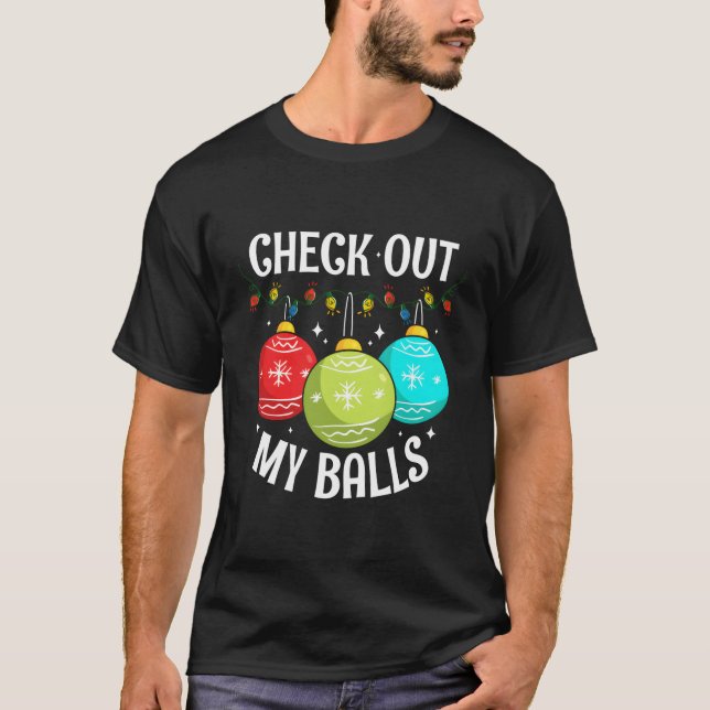 Karo aus meinen Ballen, schmutzige Witzdekoration T-Shirt (Vorderseite)