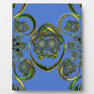 Karo aus meinen blauen Kurven Fotoplatte