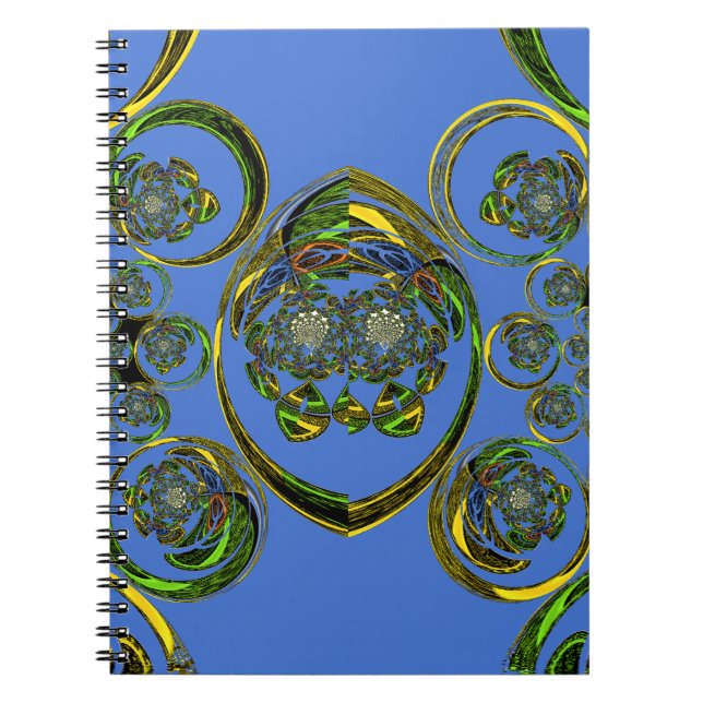 Karo aus meinen blauen Kurven Notizblock (Vorderseite)