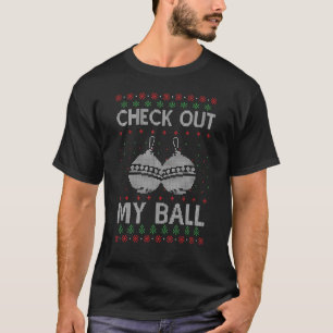 Karo aus meiner Weihnachtsball-Details T-Shirt