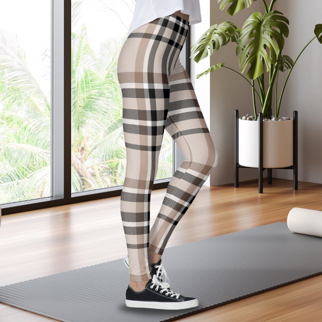 Karo-Beige  Leggings (Von Creator hochgeladen)