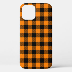Karo Black and Orange Buffalo Case-Mate iPhone Hülle