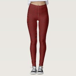 Karo Black and Red Buffalo Leggings