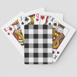 Karo Black and White Buffalo Spielkarten