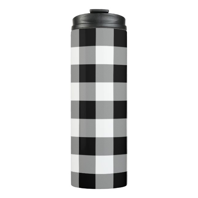 Karo Black and White Buffalo Thermosbecher (Vorderseite)