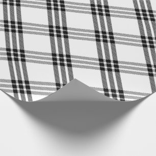 Karo Black & White Buffalo Geschenkpapier
