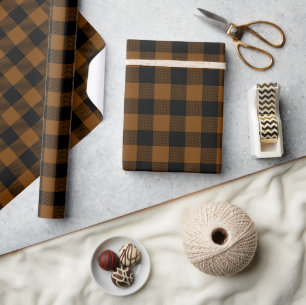 Karo Brown and Black Buffalo Geschenkpapier