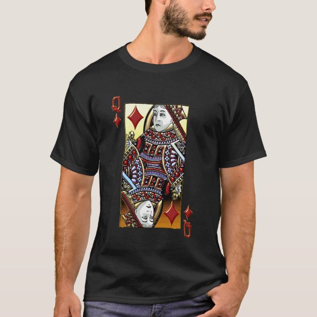 Karo-Dame Luxus-Farben-Edition T-Shirt (Vorderseite)