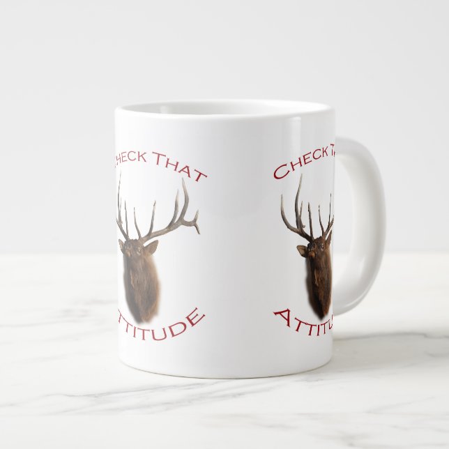 Karo der Haltung Jumbo-Tasse (Vorderseite Rechts)