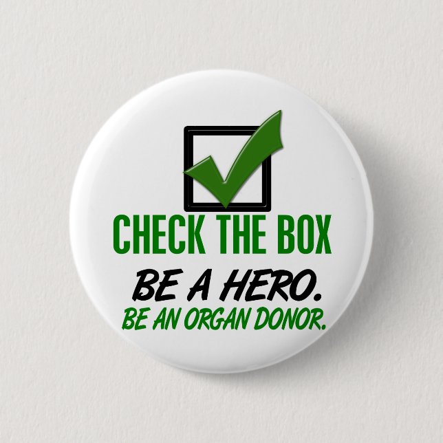 Karo der Kasten ist ein Organ-Spender 1 Button (Vorderseite)