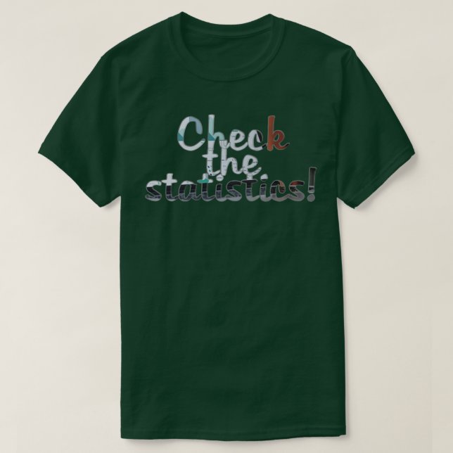 Karo der Statistiken T-Shirt (Design vorne)