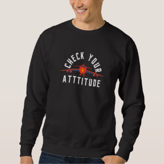 Karo des Flugbegleiters Ihres Flugflugzeugs für de Sweatshirt