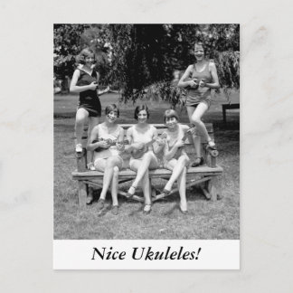 Karo die Ukuleles aus! - 1920 Postkarte