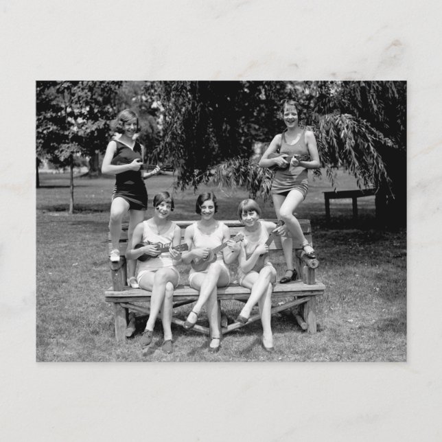 Karo die Ukuleles aus! - 20 Postkarte (Vorderseite)