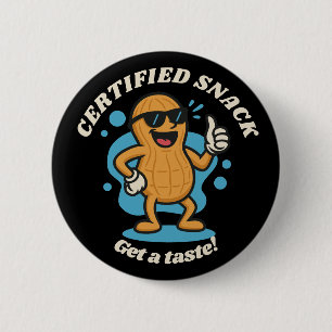 Karo diese Nuss aus: zertifizierter Snack Button