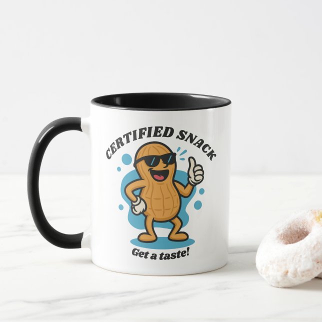 Karo diese Nuss aus: zertifizierter Snack Tasse (Mit Donut)