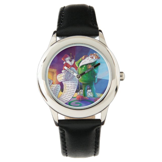 Karo es zweimal Santa Armbanduhr (Vorderseite)