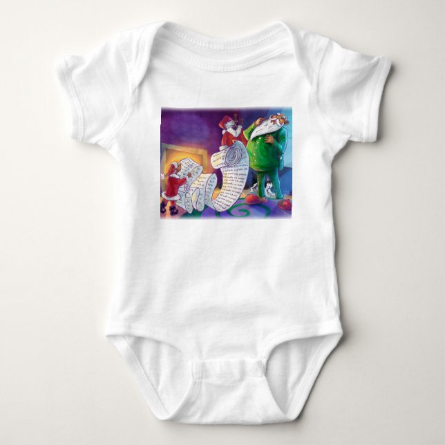 Karo es zweimal Santa Baby Strampler (Vorderseite)
