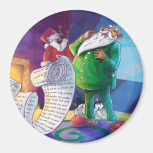 Karo es zweimal Santa Magnet