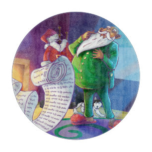 Karo es zweimal Santa Schneidebrett