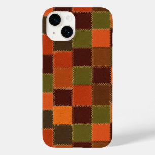 Karo-Faux-Patchwork Case-Mate iPhone 14 Hülle