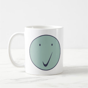 Karo Gesicht - Tick, Dark/Blue01. Kaffeetasse
