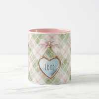 Karo Grün Pink Schleife Blau Gold Herz Liebe