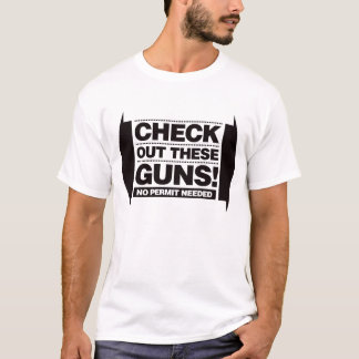 Karo heraus diese Gewehre - Schwarzes T-Shirt